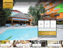 Tablet Screenshot of hotel-amazonia.com